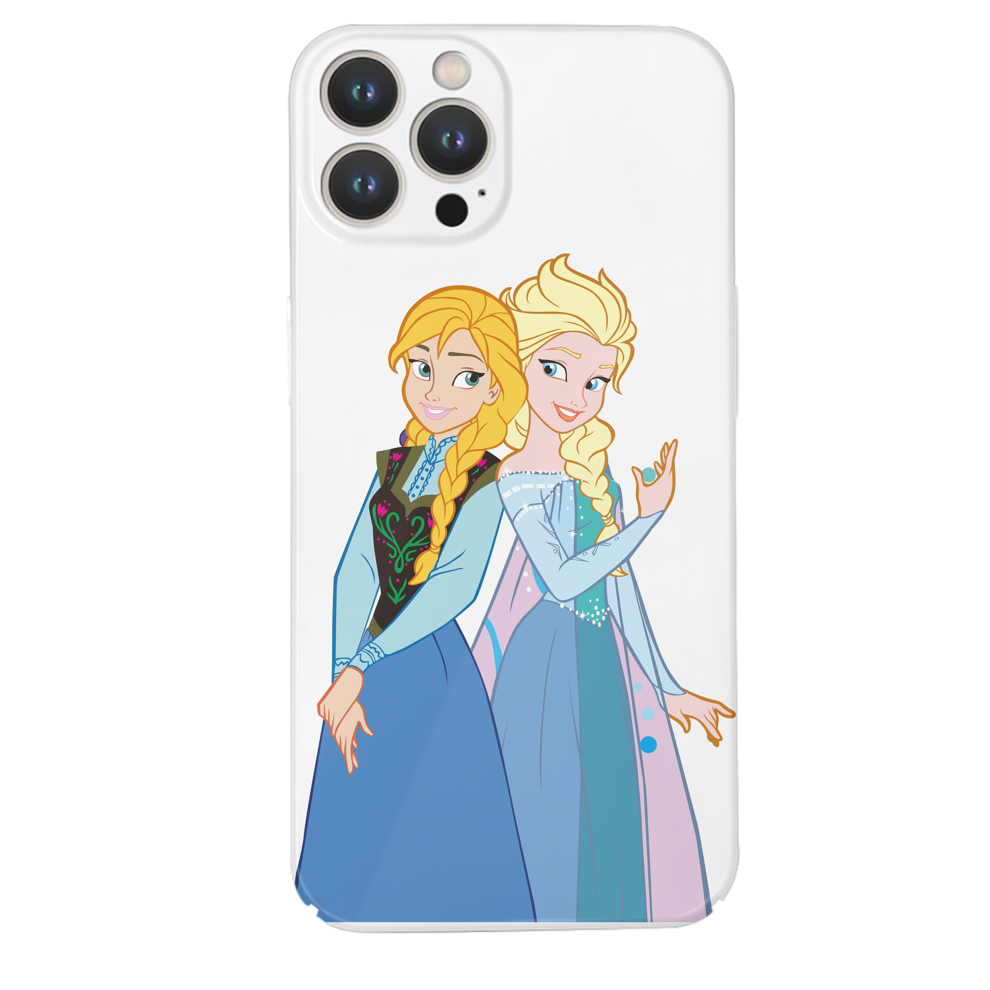 （画像用） アナと雪の女王 アンナ エルサ Frozen Anna Elsa 【iPhone 14シリーズ対応】ハードケース